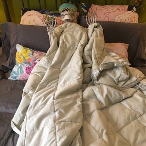 Down Blanket, Mint green, Queen/Full size